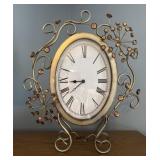 Metal Tabletop Clock