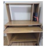 Oak Laminate Computer Desk