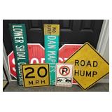 Seven Traffic Signs