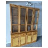 Mid Century Modern Lighted China Cabinet
