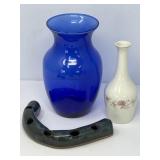 Collection of Vases, Cobalt, Pottery, Steelite