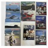Collection Vintage Aviation Magazines and NASCAR