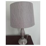 Decorative Lamp with Silver Finish