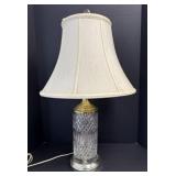 Cut Glass Table Lamp