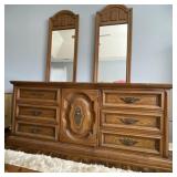 Double Mirror Dresser by Dixie Furniture