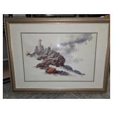 Framed Signed Watercolor Painting