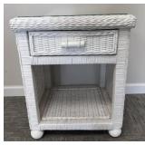 Wicker Nightstand