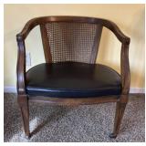 Cane Back Accent Chair