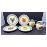Fruit Plates and Mugs
