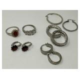 Ladies Fancy Rings and Earrings