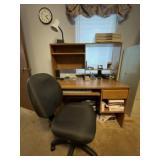Manufactured Wood Desk and  Accessories