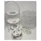 Assortment  of Tiered Serving Plates