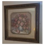 Framed Floral Print