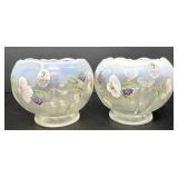 Fenton Art Glass French Opalescent Blossoms