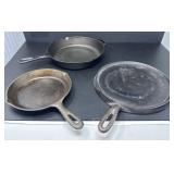 Cast Iron Skillets and Griddle