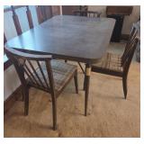Mid Century Table and Three Chairs