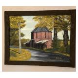 Artwork of Rustic Barn Signed L. Sutley