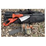 Pole Saw and Chainsaw
