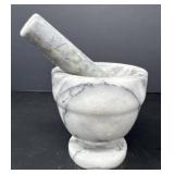 Marble Mortar and Pestle