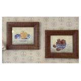 Framed Fruit Artwork