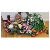 Faux Flowers and Fruit