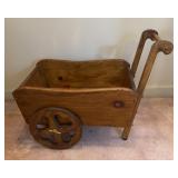 Wooden Wagon Planter