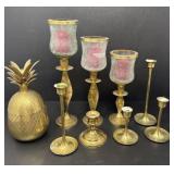 Brass Candlestick Holders