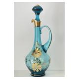 Hand Blown Bohemian Decanter with Stopper