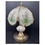 Calla Lilly Floral Pattern Bedside Lamp