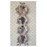 Plate Rack with Decorative Plates