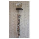 Decorative Wall Banner and Sconce with Plate