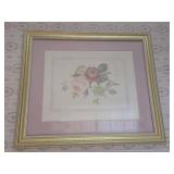 Framed Floral Print