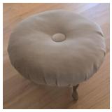 Footstool with Brass Feet