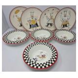 Decorative Chef Plates and Bowls