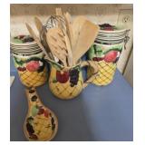 Kitchen Fruit Design Canisters and More