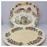 Vintage Thanksgiving Platters and more