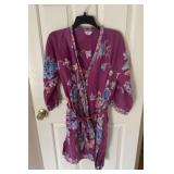 Cotton Floral Print Robe