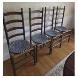 Vintage Ladder Back Chairs