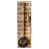 Arts and Crafts Style Bed Warmer and Match Keeper