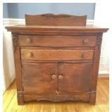 Antique Oak Wash Stand / Dresser