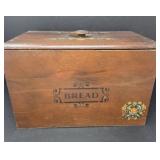 Vintage Wood  Bread Box