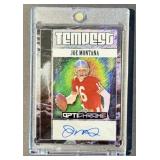 Joe Montana Auto 7/10 Tempest Optichrome Autograph