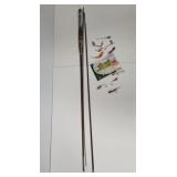 Vintage Hand Crafted Fly Rod and Fishing Lures