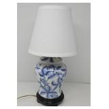 Blue and White Ginger Jar Lamp