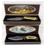 Carved Deer and Bear Collectible Knives