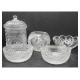 Collection of Cut & Pressed Glass