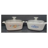 Two Corning Casseroles