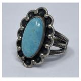 Sterling and Turquoise Ring