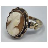 10K Cameo Ring