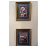 Framed Floral Artwork